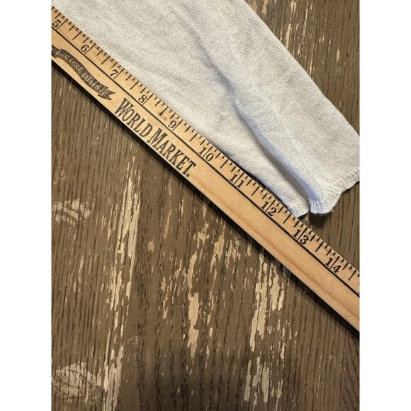 Maje O/S Ecru Kangaroo Pocket Hood Dolman Sleeve Silk Cashmere Tunic top - Picture 6 of 16